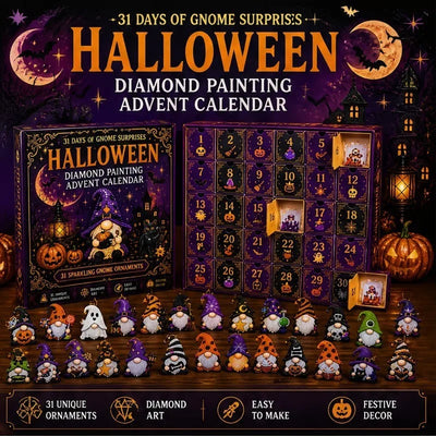 Diamond Painting Adventskalender – Zwerge zum Aufhängen