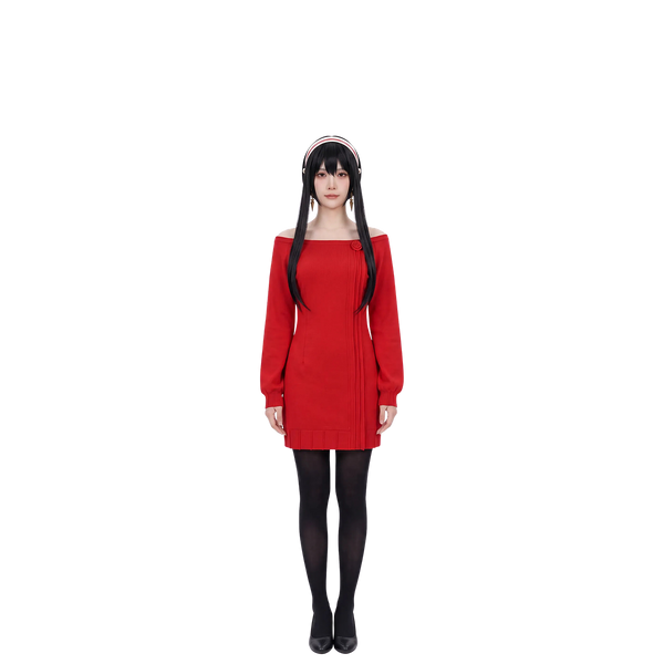 Costume cosplay robe pull rouge – Yor Forger