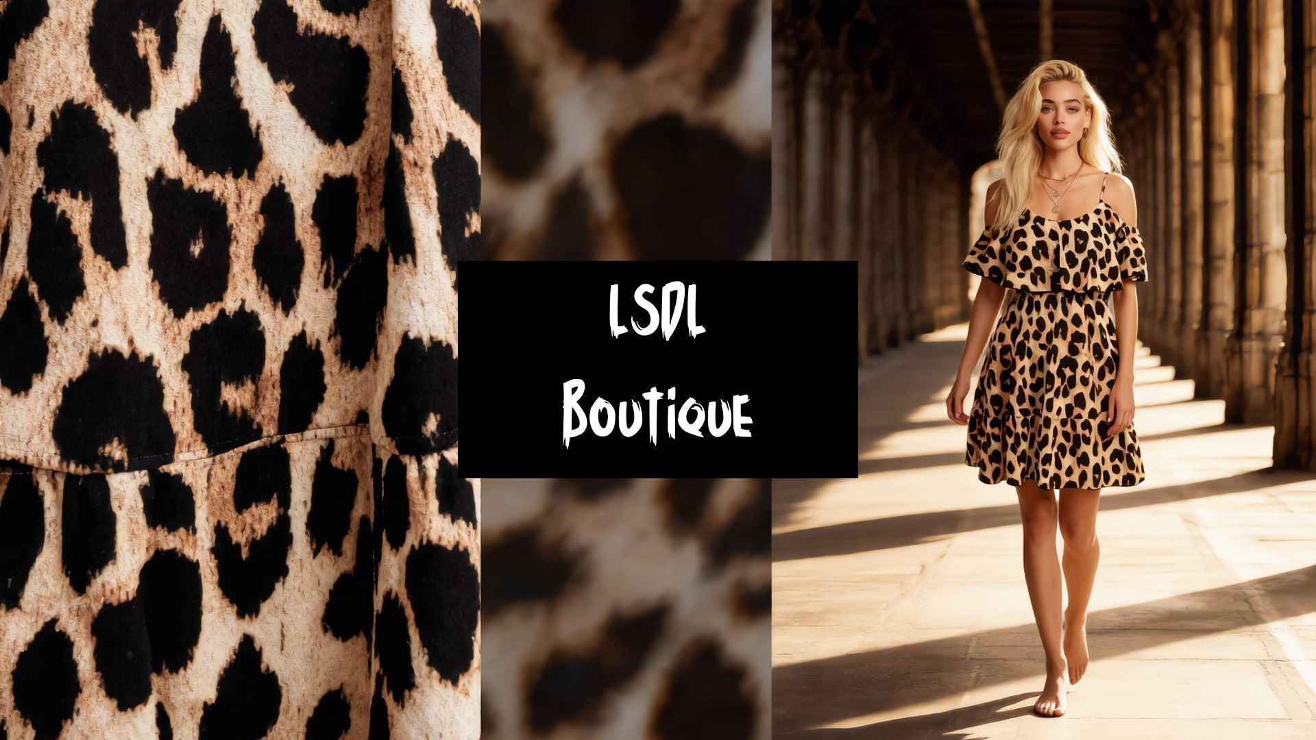 Robe Léopard Élégante : Osez la Férocité Douce de la Silhouette A-Line