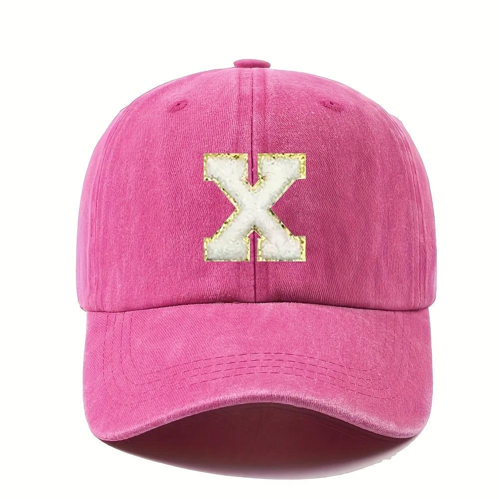 Casquette Baseball – Alphabet A–Z Rose & Dorée - LSDLBoutique