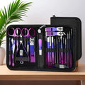 Set Manucure Pédicure en Acier Inoxydable avec Etui – 26 pièces/set | Les Secrets de Léa