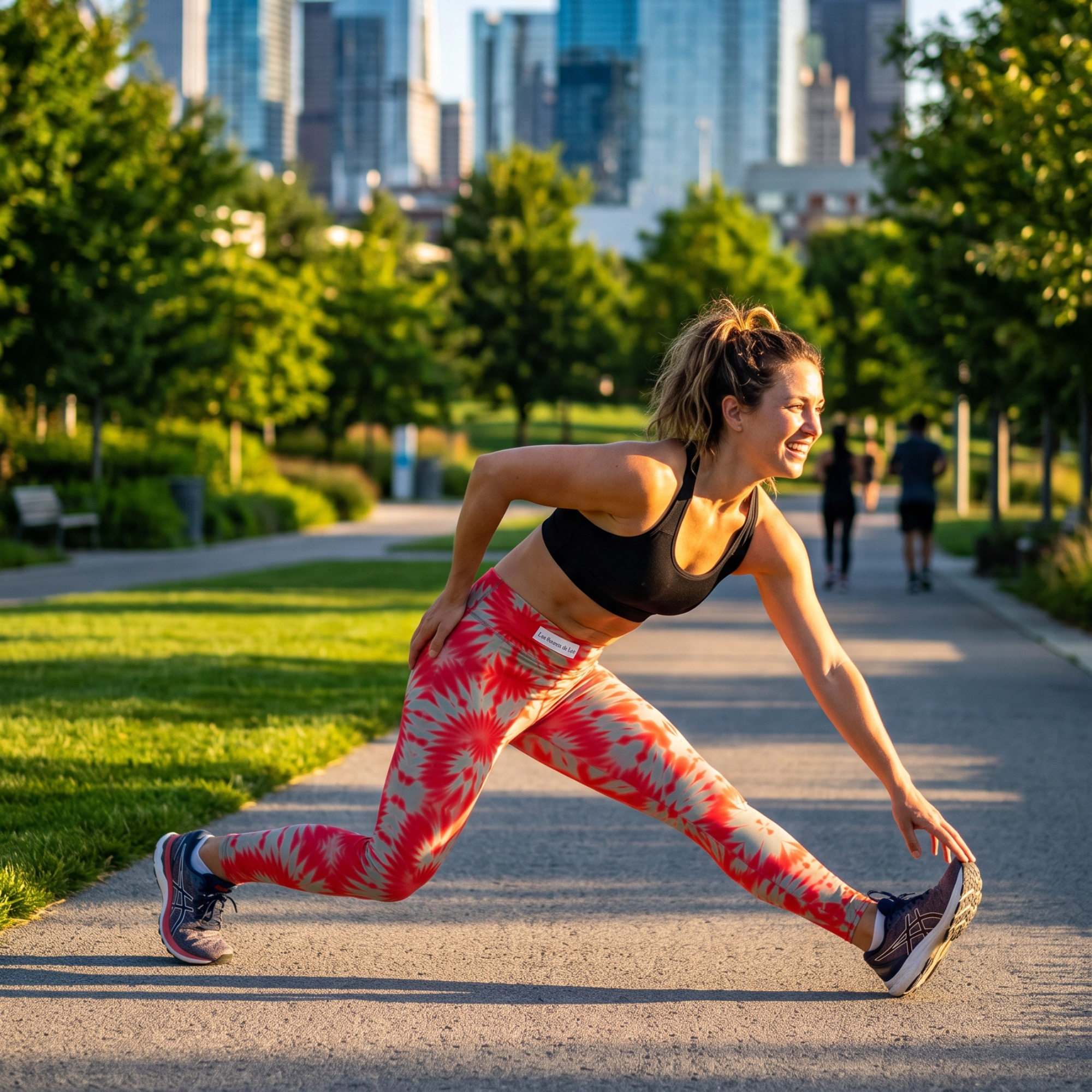 Microsfaser-Leggings mit elastischem Bund – Les Secrets de Léa – Colette