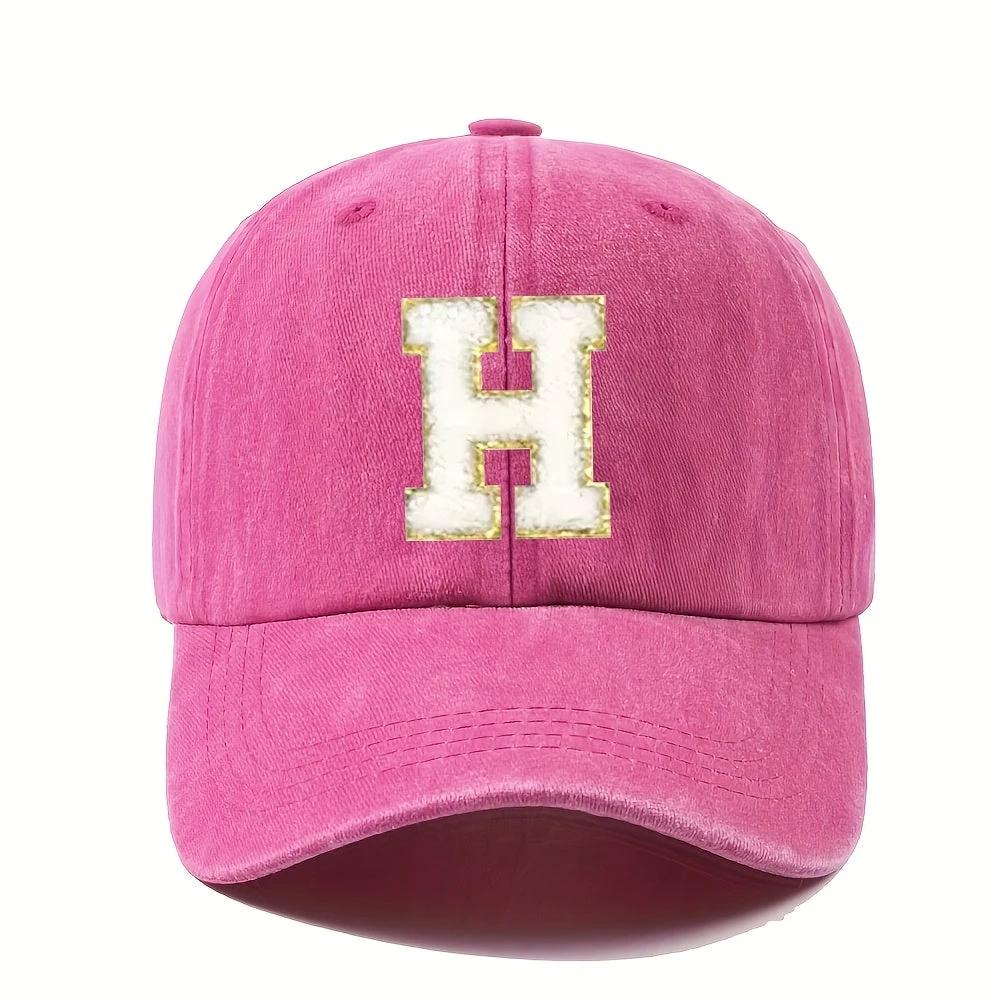 Casquette Baseball – Alphabet A–Z Rose & Dorée - LSDLBoutique