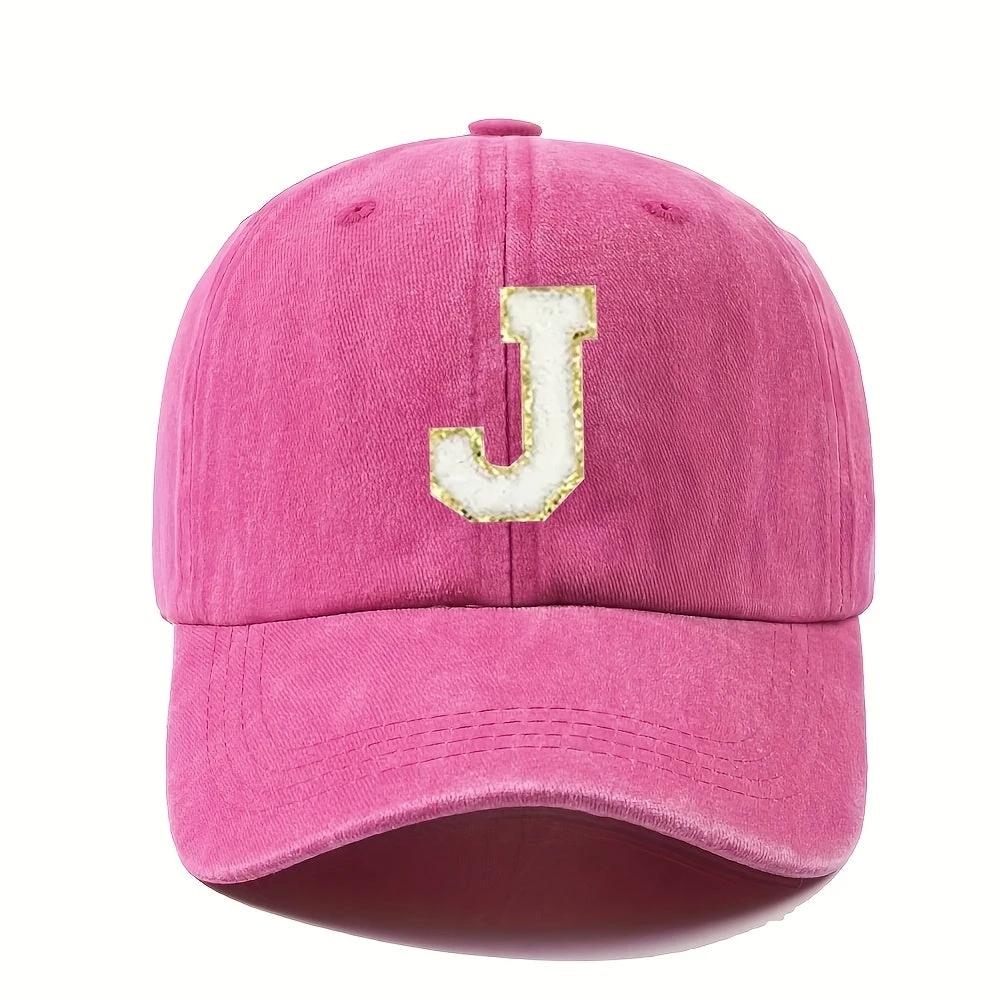 Casquette Baseball – Alphabet A–Z Rose & Dorée - LSDLBoutique