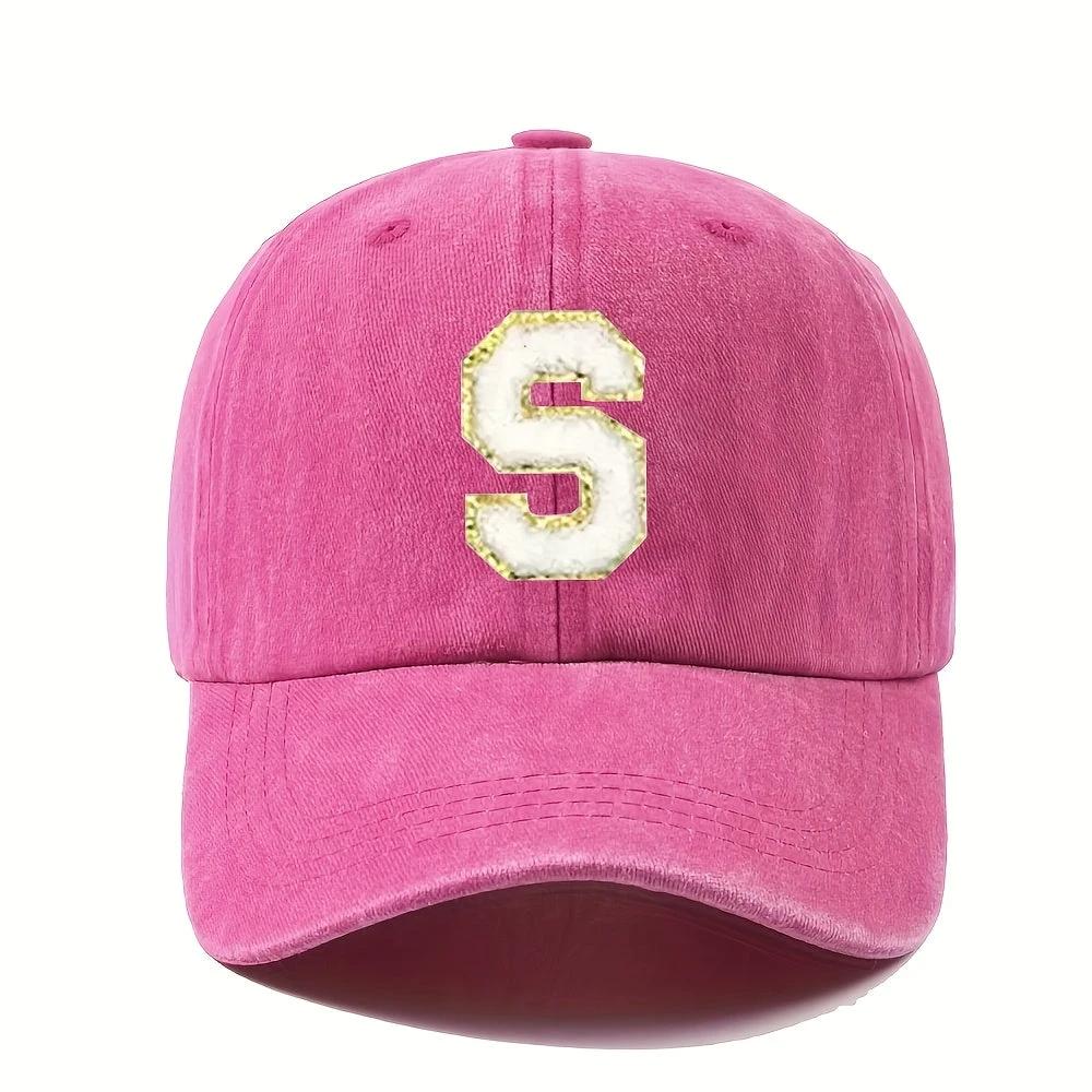 Casquette Baseball – Alphabet A–Z Rose & Dorée - LSDLBoutique