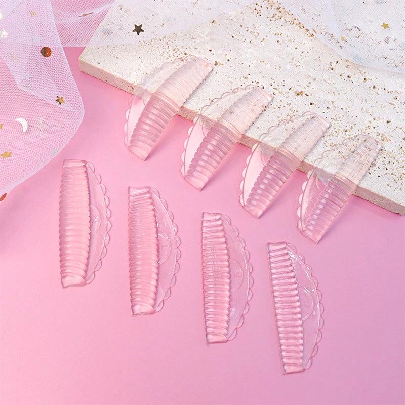Set De 8 Pads De Rehaussement De Cils En Silicone Hypoallergénique Réutilisables Pour Lifting Précis Et Durable - LSDLBoutique