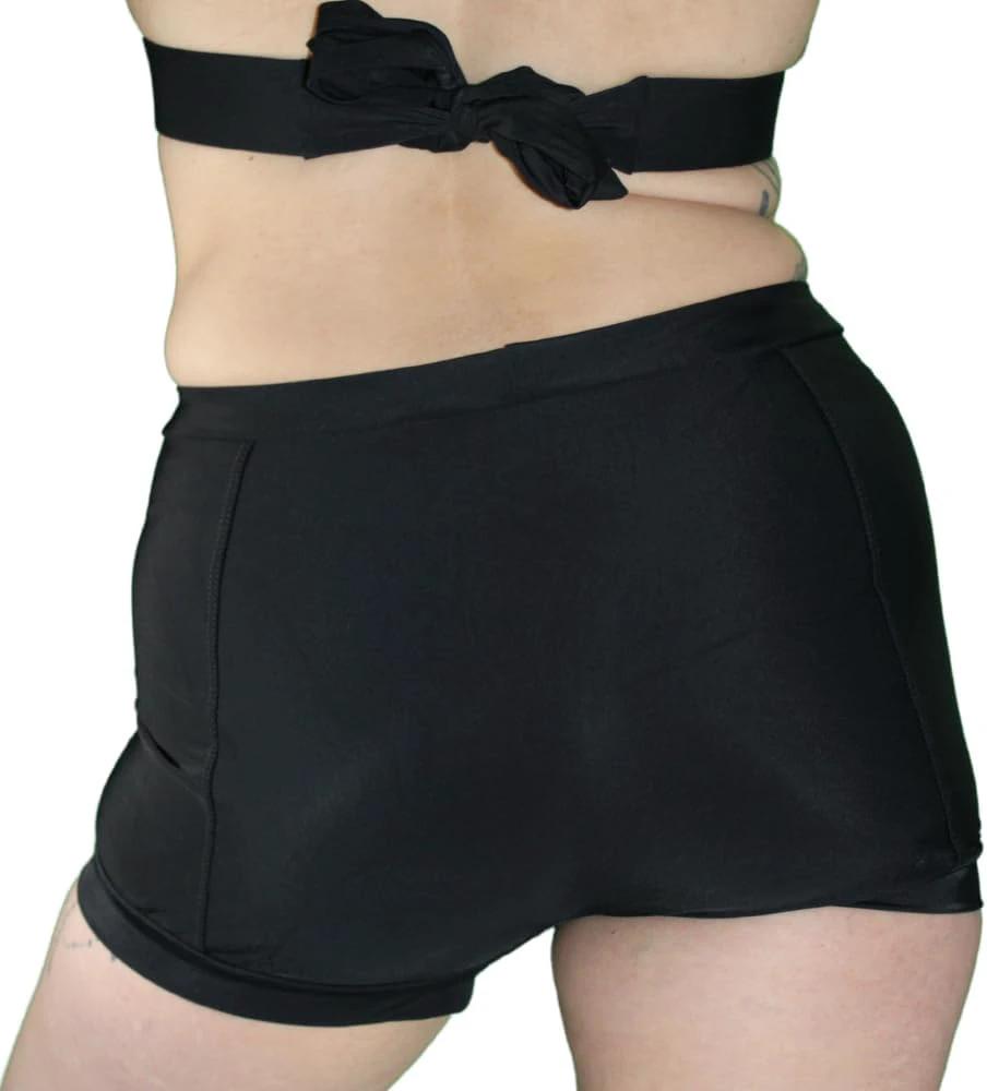 Bora Maillot Triangle Shorty Noir Minimaliste Exclusif