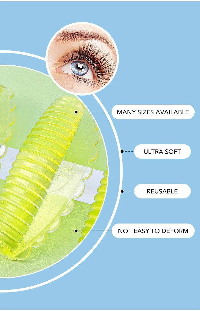 Set De 8 Pads De Rehaussement De Cils En Silicone Hypoallergénique Réutilisables Pour Lifting Précis Et Durable - LSDLBoutique