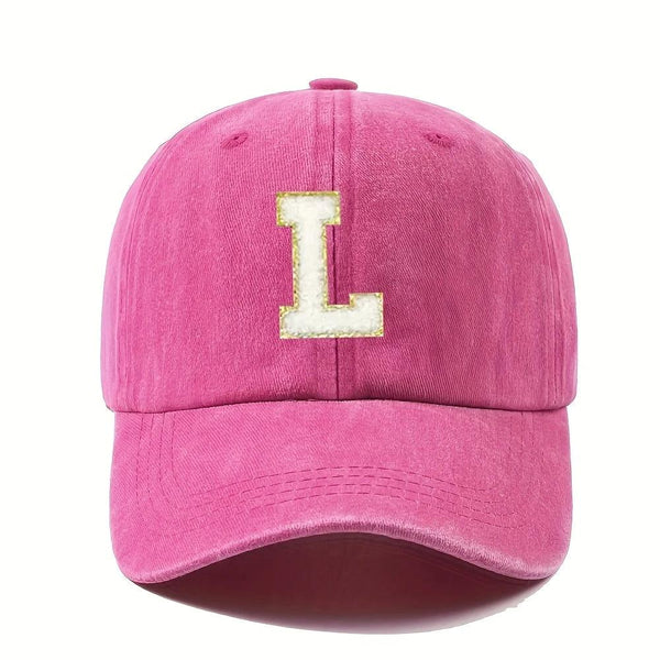 Casquette Baseball – Alphabet A–Z Rose & Dorée - LSDLBoutique