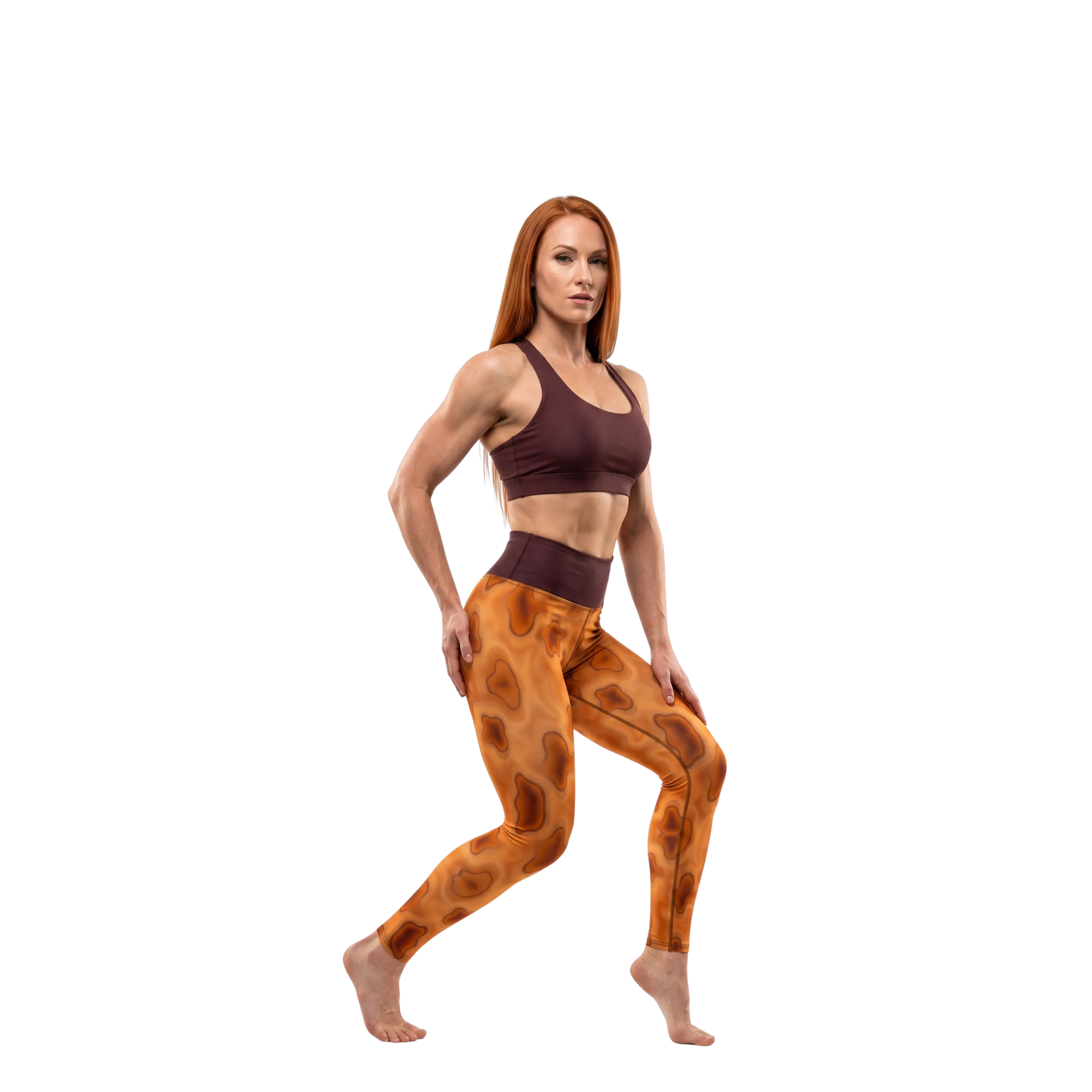 High-Waisted Stretch Yoga Leggings – Léonie