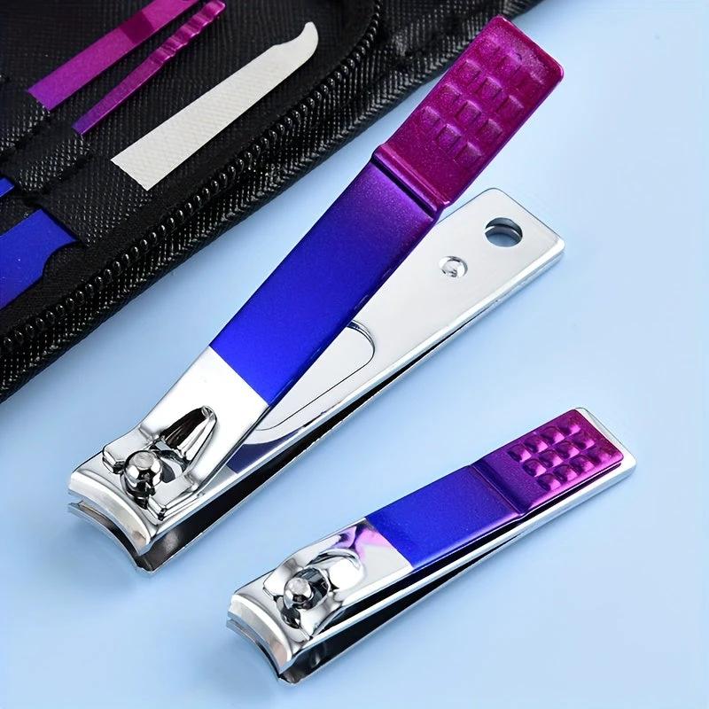 Set Manucure Pédicure en Acier Inoxydable avec Étui - LSDLBoutique