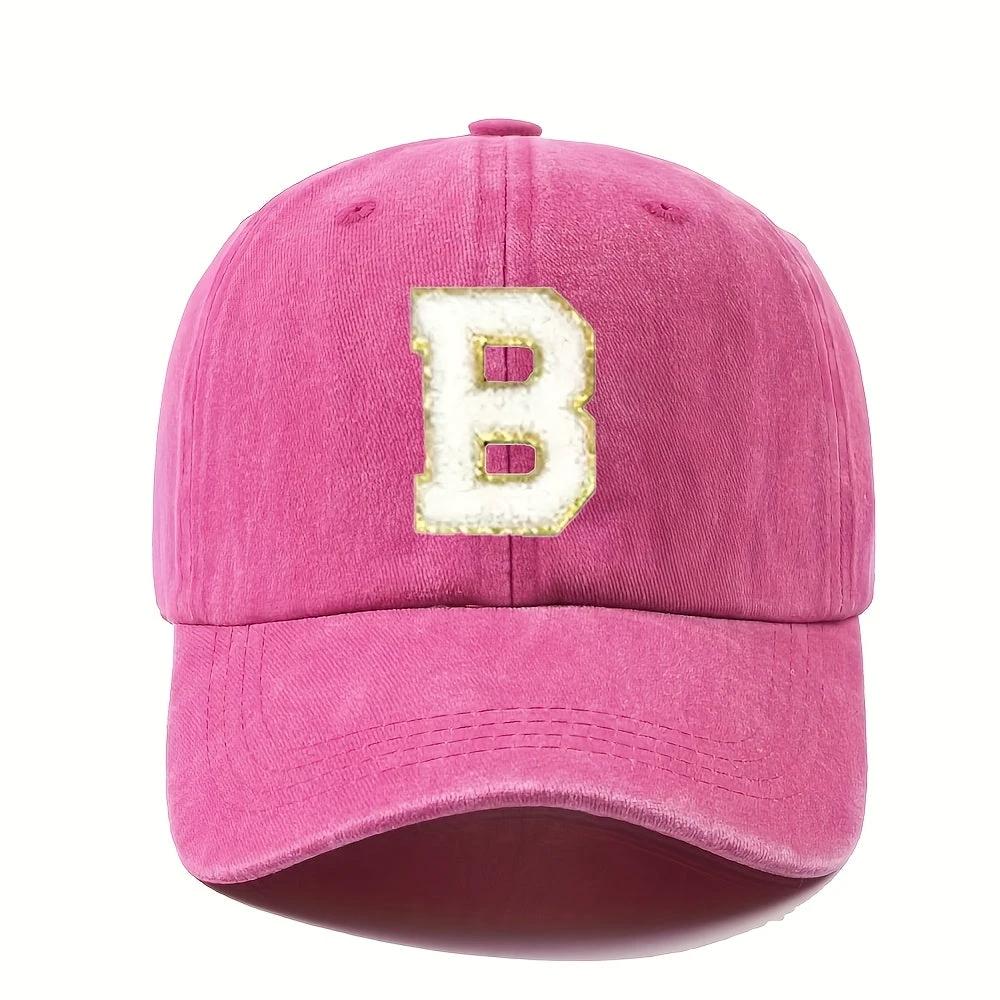 Casquette Baseball – Alphabet A–Z Rose & Dorée - LSDLBoutique