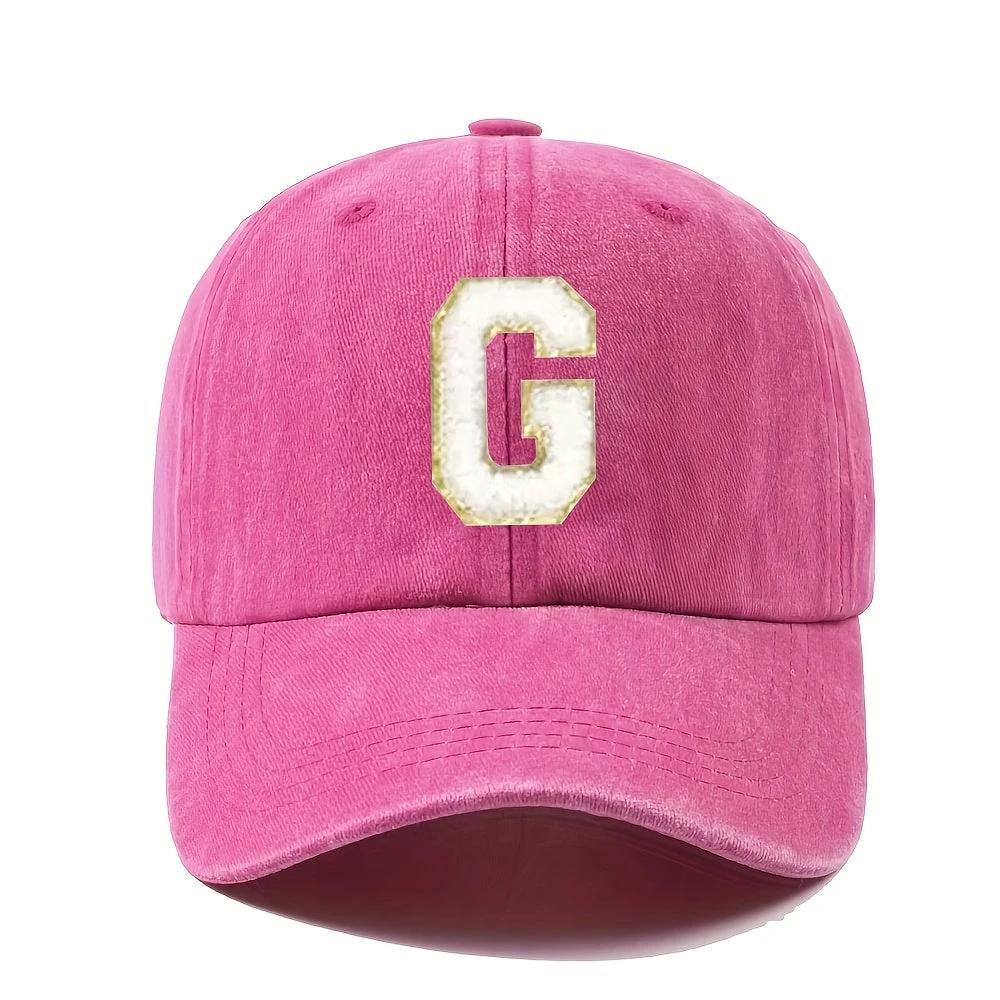 Casquette Baseball – Alphabet A–Z Rose & Dorée - LSDLBoutique