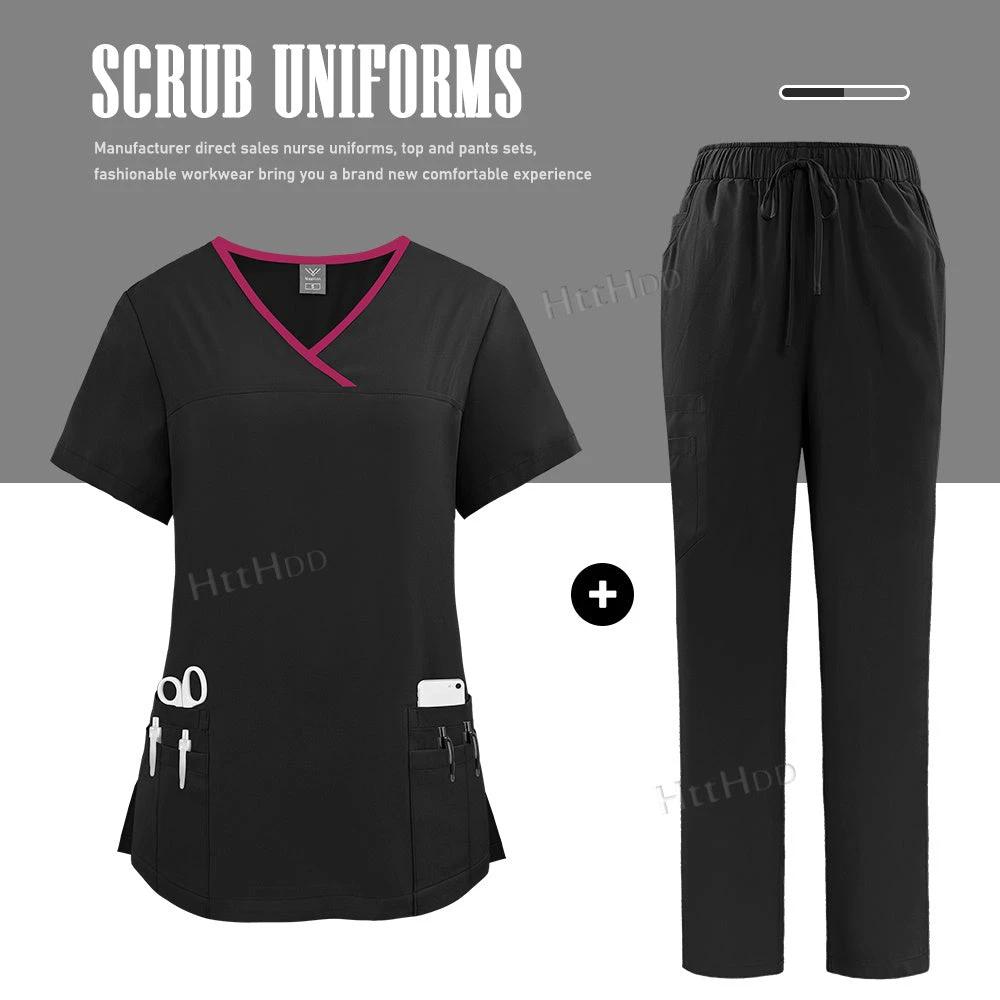 CareFit Tunique Médicale Femme Col V Pantalon Séchage Rapide - LSDLBoutique
