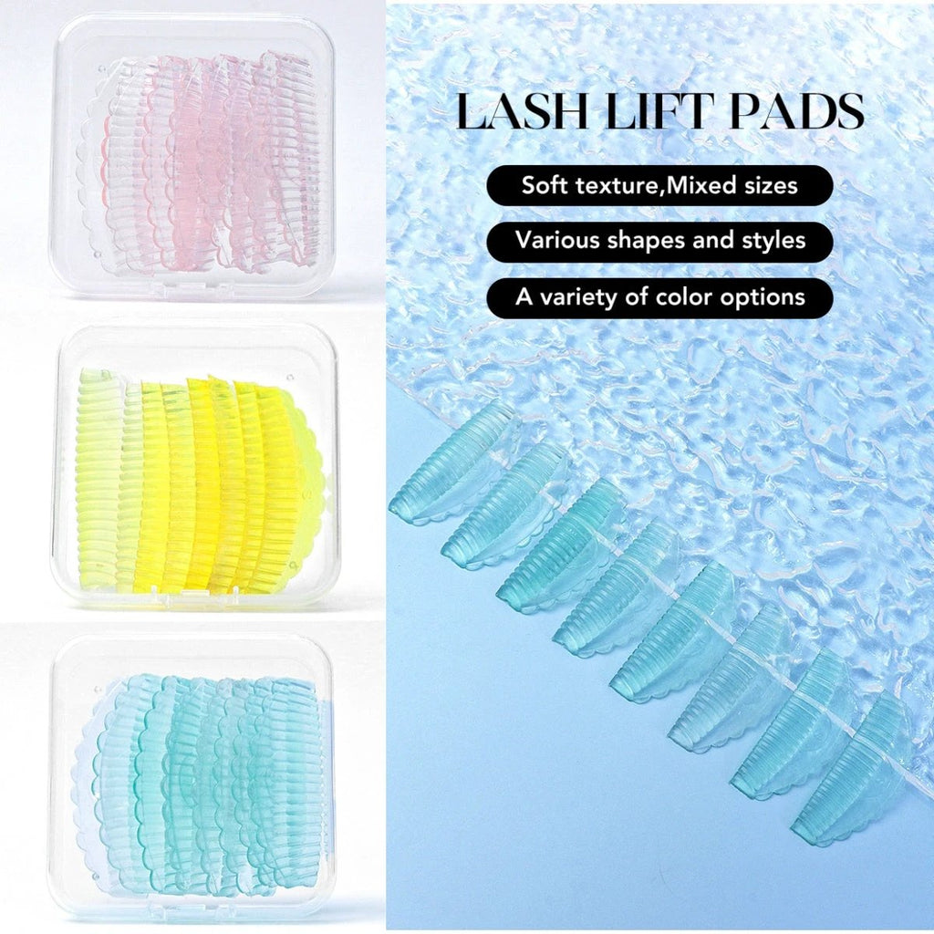 Set De 8 Pads De Rehaussement De Cils En Silicone Hypoallergénique Réutilisables Pour Lifting Précis Et Durable - LSDLBoutique
