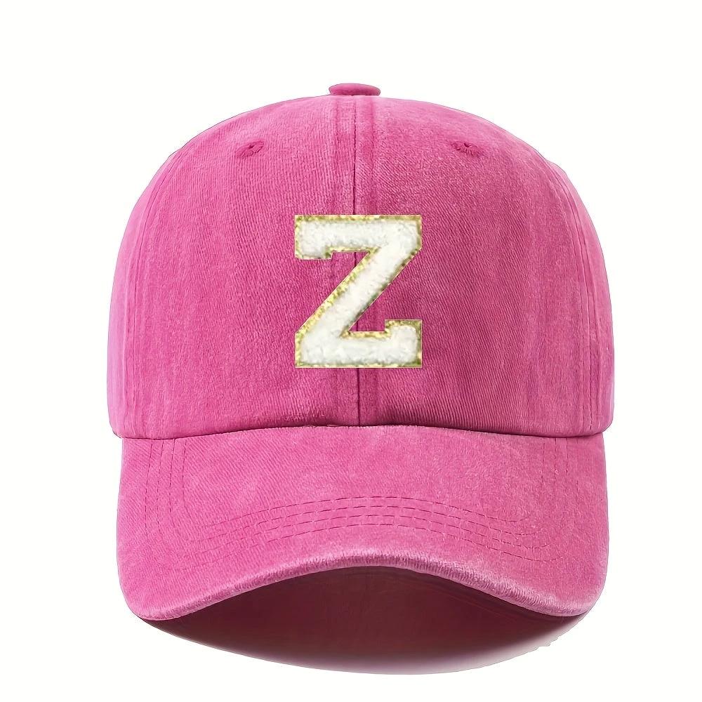 Casquette Baseball – Alphabet A–Z Rose & Dorée - LSDLBoutique