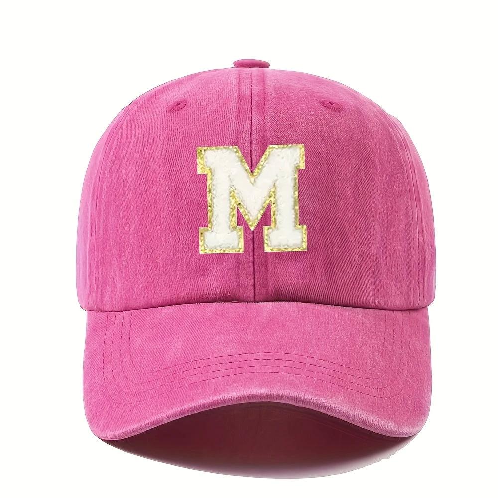 Casquette Baseball – Alphabet A–Z Rose & Dorée - LSDLBoutique