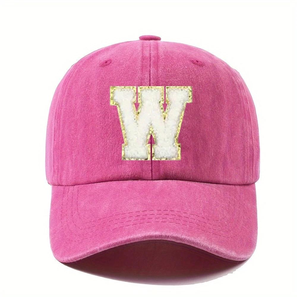Casquette Baseball – Alphabet A–Z Rose & Dorée - LSDLBoutique