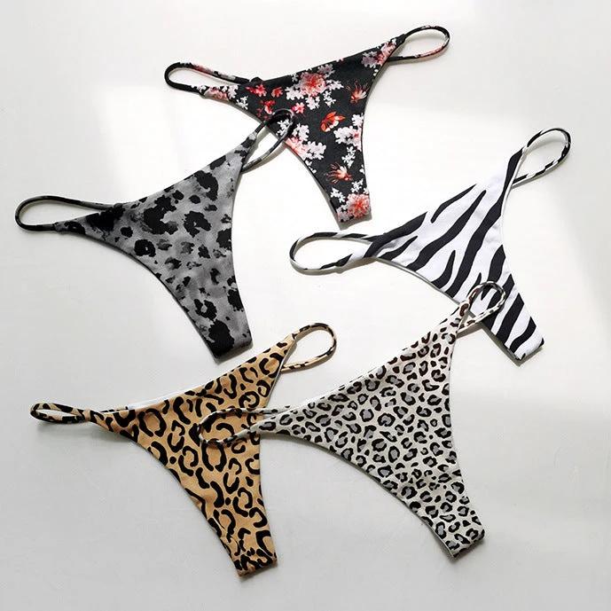 Les Secrets de Léa – String taille basse en satin à lanières fines – Hikari - LSDLBoutique