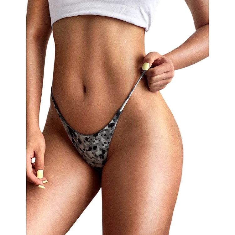 Les Secrets de Léa – String taille basse en satin à lanières fines – Hikari - LSDLBoutique