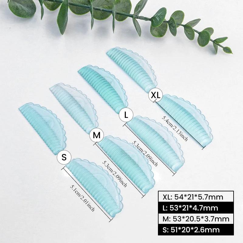 Set De 8 Pads De Rehaussement De Cils En Silicone Hypoallergénique Réutilisables Pour Lifting Précis Et Durable - LSDLBoutique
