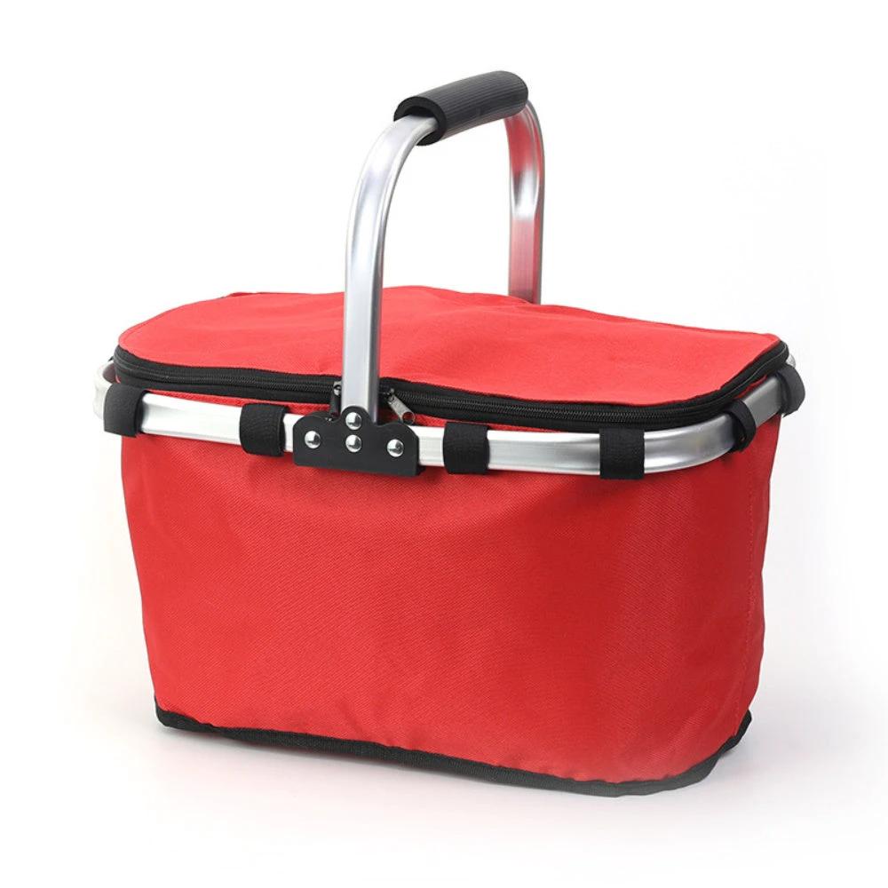 Panier Isotherme Pliant Avec Couvercle Zip Aluminium Oxford