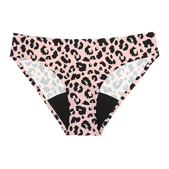 Culotte menstruelle léopard respirante étanche à 4 couches - LSDLBoutique