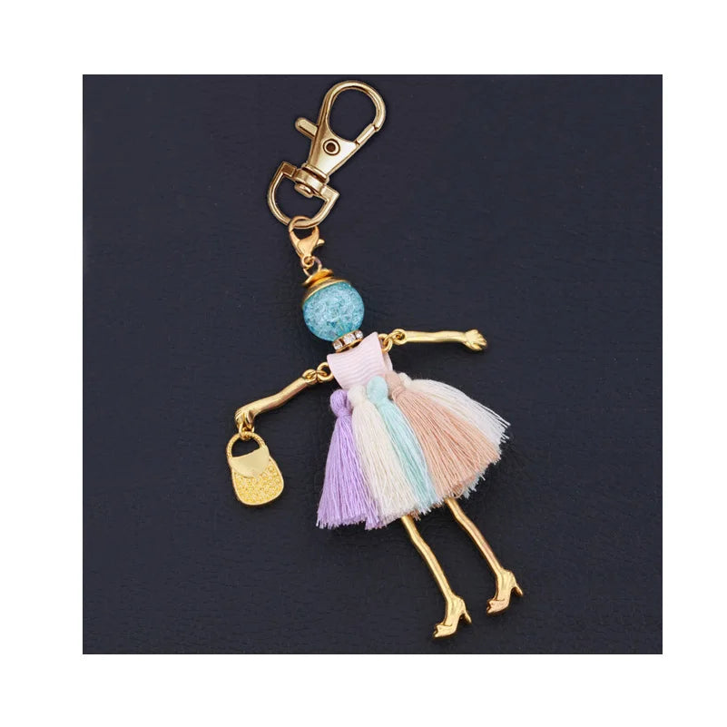 statement fashion women key chain new design keychain holder pendant charms jewelry key ring… – vue 5 | Les Secrets de Léa
