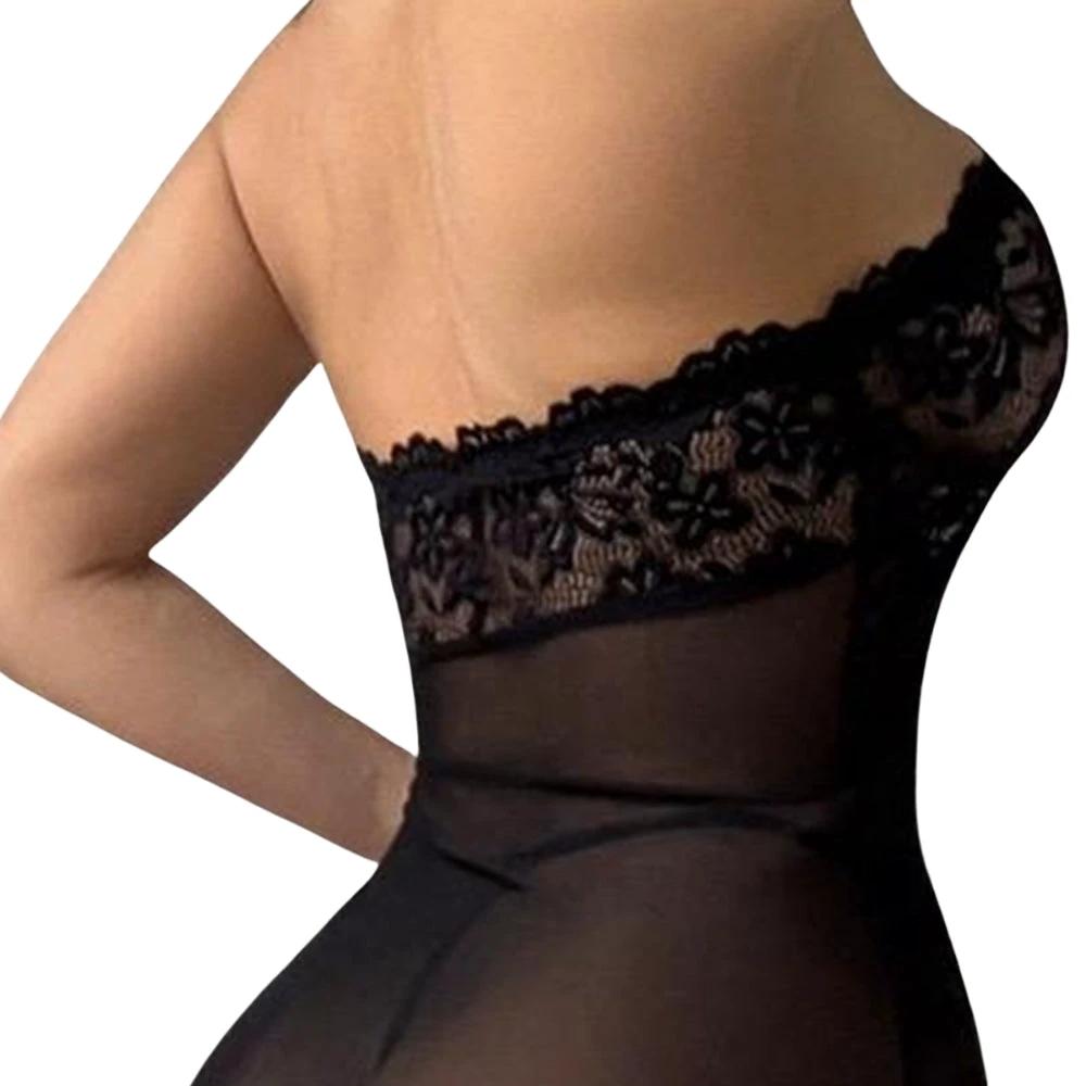 Les Secrets de Léa – Robe longue transparente en tulle – Dina - LSDLBoutique