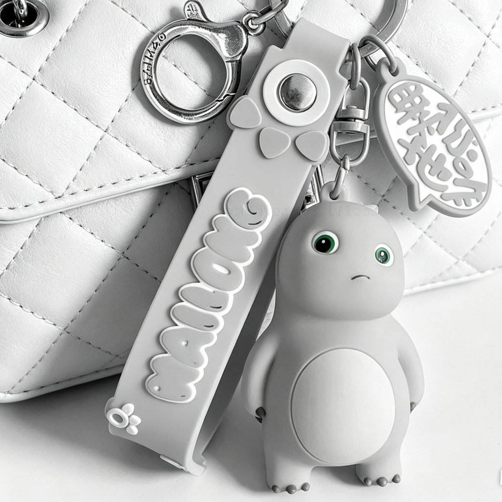 Porte-clés Nailong kawaii dragon lait - pendentif sac – vue 3 | Les Secrets de Léa