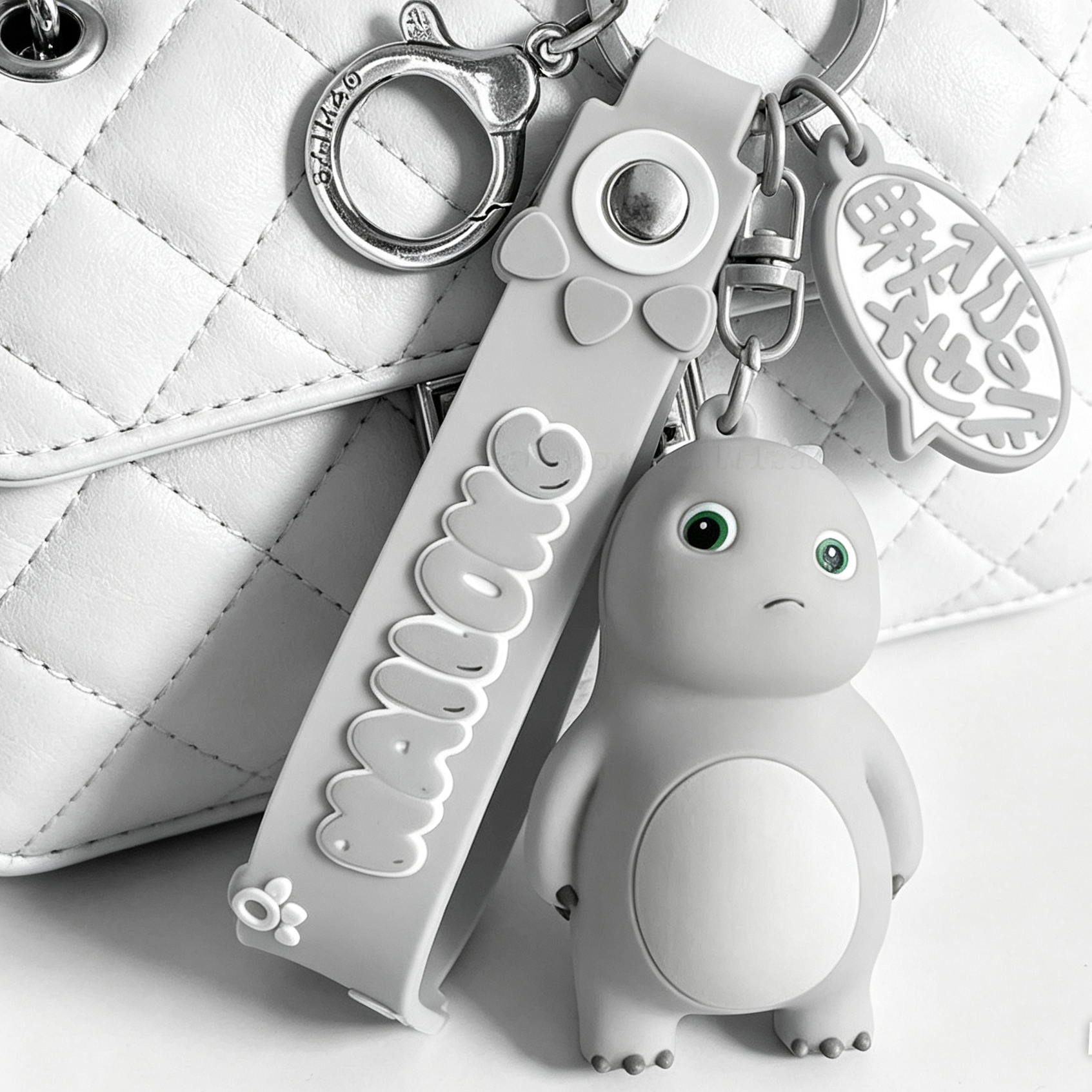 Porte-clés Nailong kawaii dragon lait - pendentif sac
