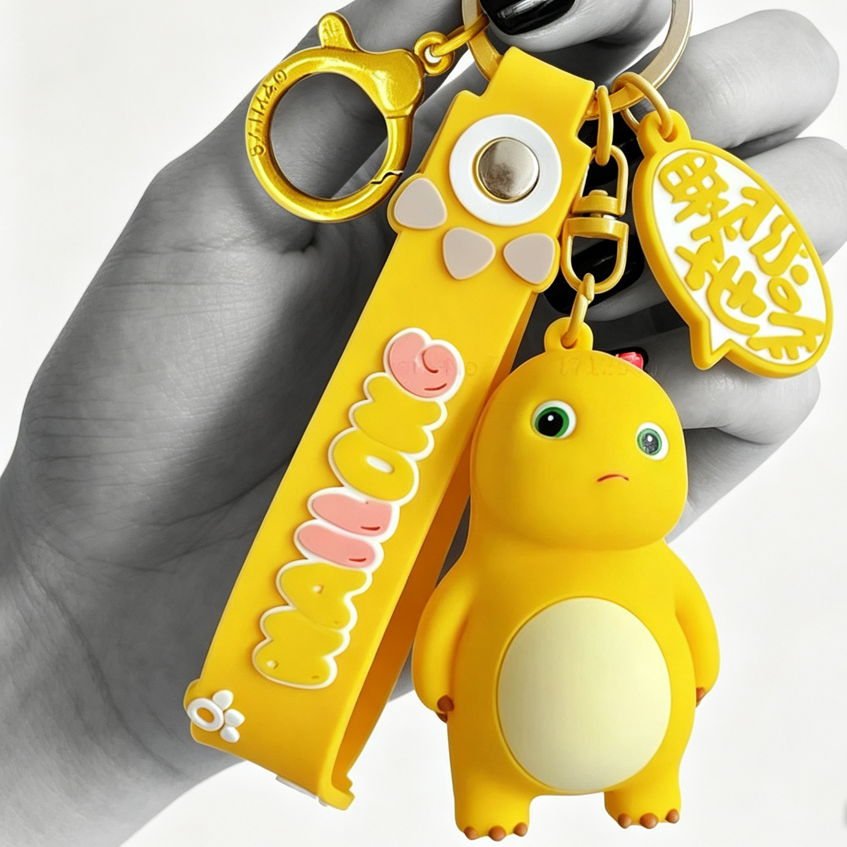 Porte-clés Nailong kawaii dragon lait - pendentif sac