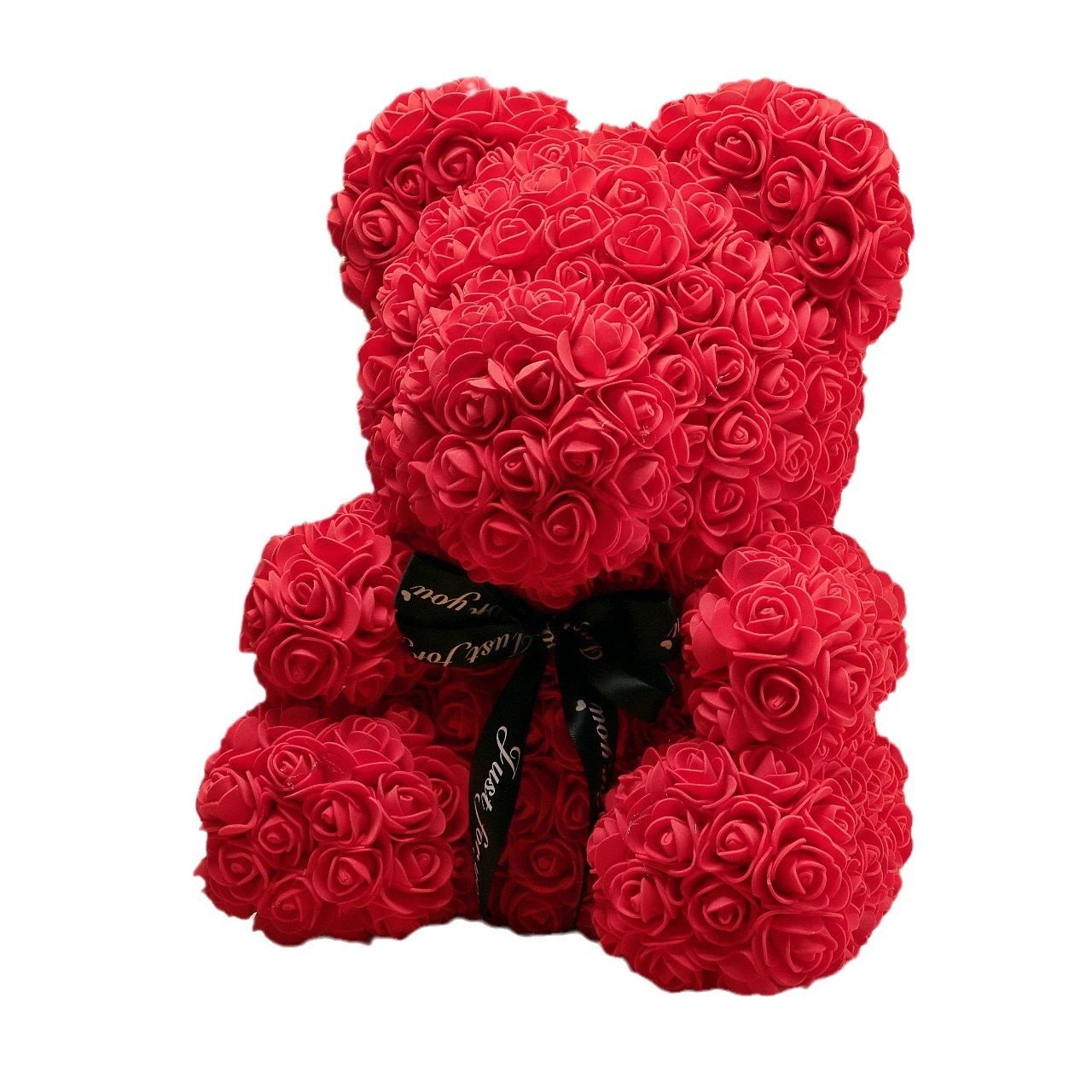 Ourson en Roses Éternelles Rouges - LSDLBoutique