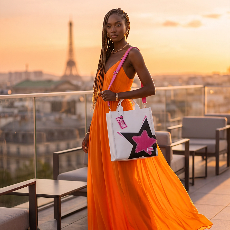 POP MART Shoulder Bag – Peach Riot Rush Hour