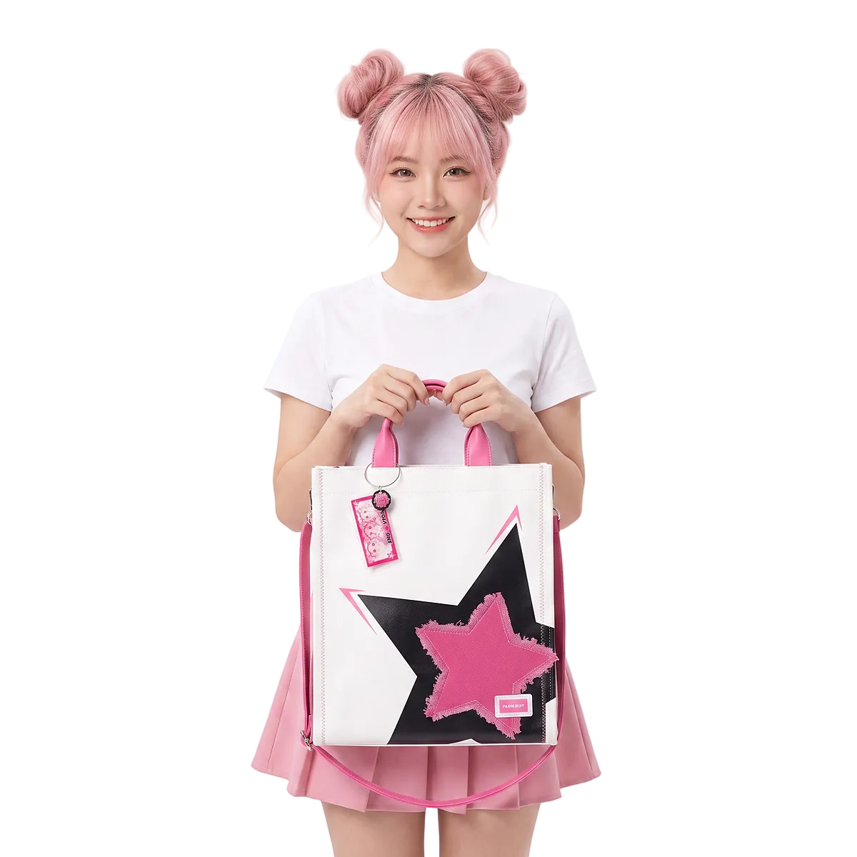 POP MART Shoulder Bag – Peach Riot Rush Hour