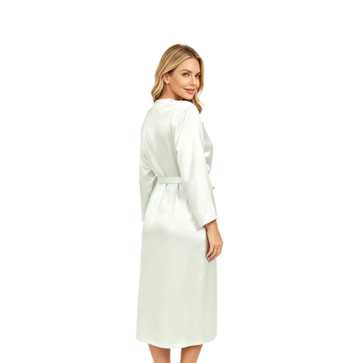 Belted Satin Robe – Six Colors
