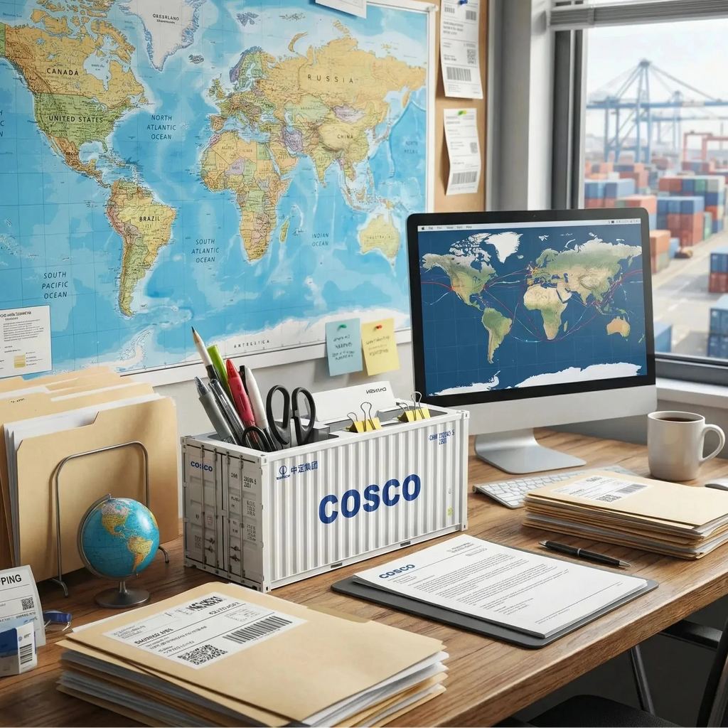 Porte-stylos design conteneur maritime – Rangement de bureau industriel – vue 3 | Les Secrets de Léa