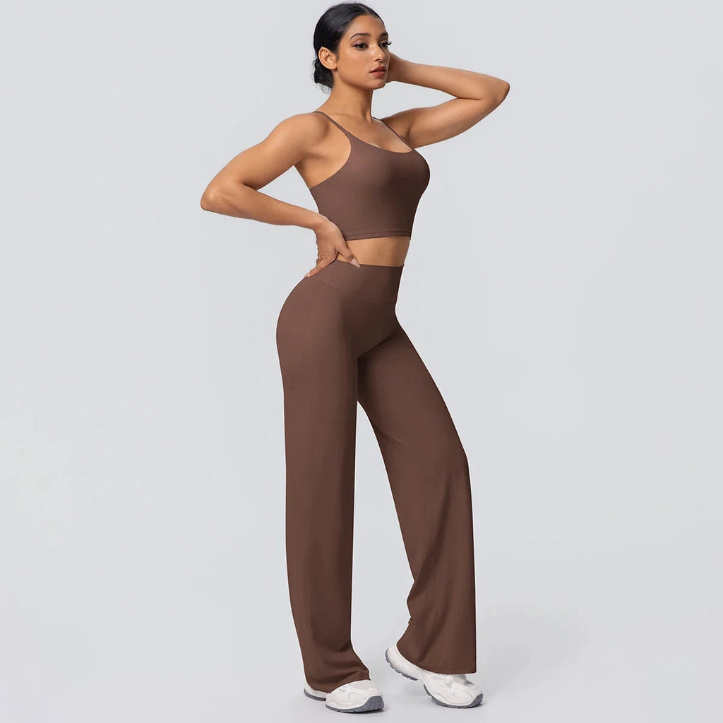 Ensemble Sport Femme – Dos Nu et Pantalon Taille Haute - LSDLBoutique