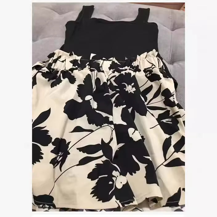 Zweiteiler mit Print – Shorts und ärmelloses Oberteil