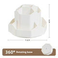 360° Rotating Desk Organizer – Multi-Compartment Pen Holder