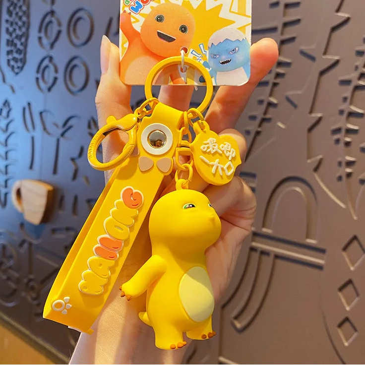 Cartoon Nailong Keychain Kawaii Milk Dragon Schoolbag Decorative Pendant As A Birthday Gift For Your Girlfriend – E