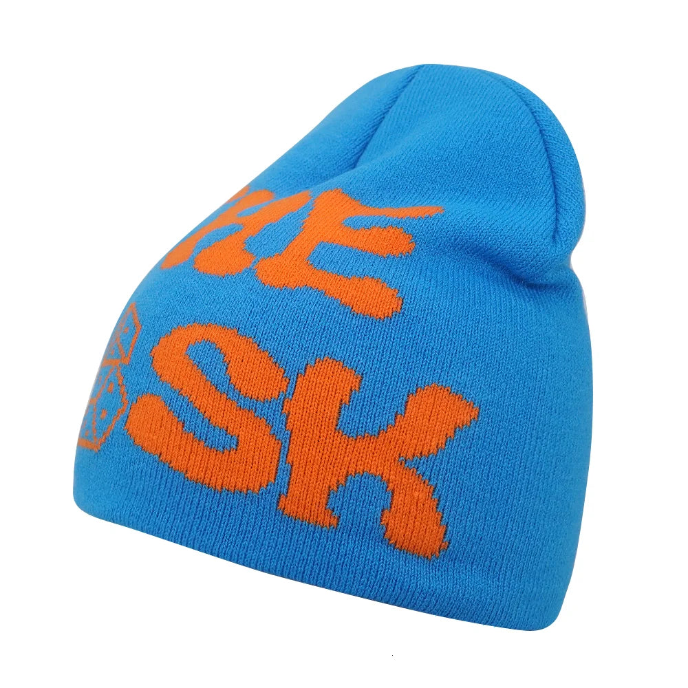 Bonnet jacquard Y2K – 100 motifs, taille unique