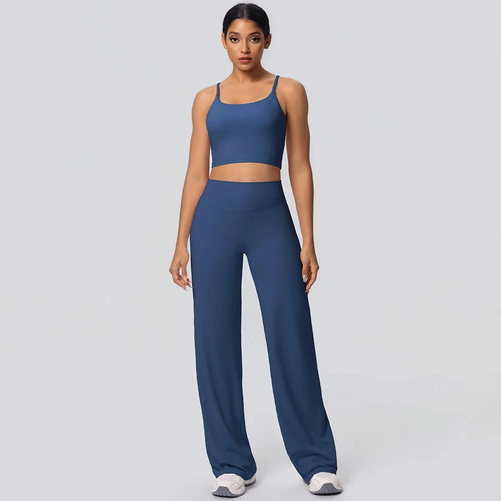 Ensemble Sport Femme – Dos Nu et Pantalon Taille Haute - LSDLBoutique