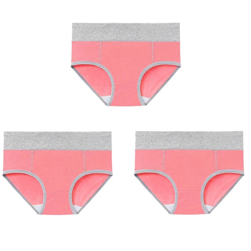 High-Waisted Cotton Briefs (Pack of 3) – Chen Asta