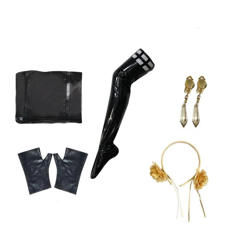 Yor Forger Cosplay Costume Headband Elastic Thigh Stockings Tights Highs Wig… – Mei JaFa – vue 6 | Les Secrets de Léa