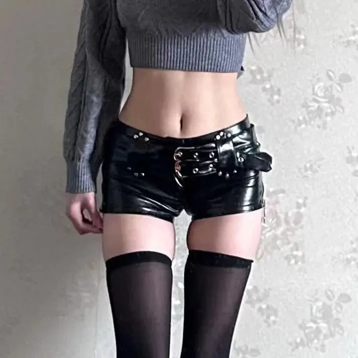 Shorts Cuir Taille Basse - LSDLBoutique