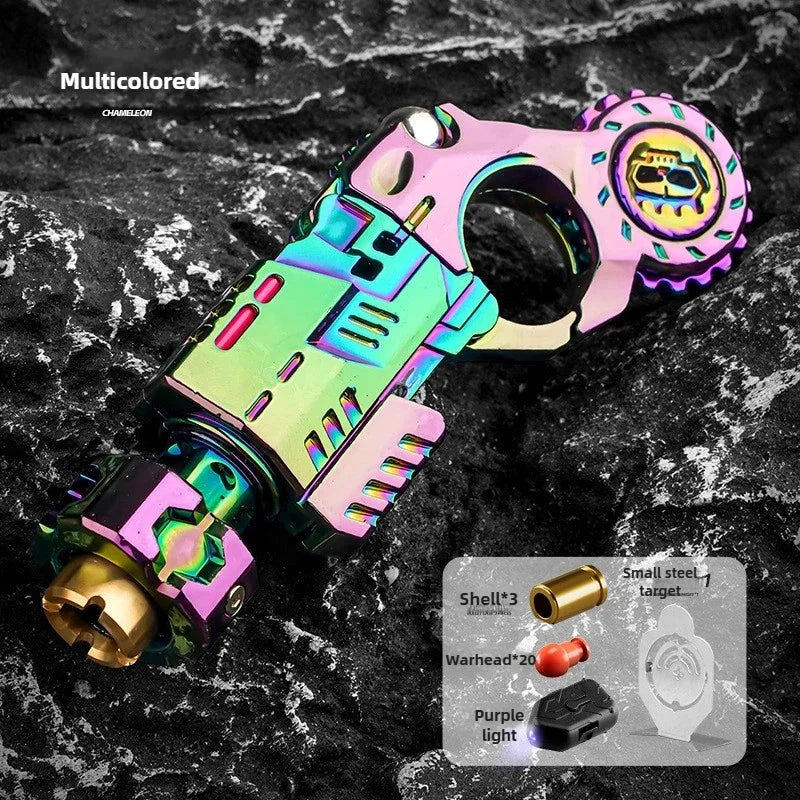 Pistolet jouet en alliage à éjection de douilles et toupie - LSDLBoutique