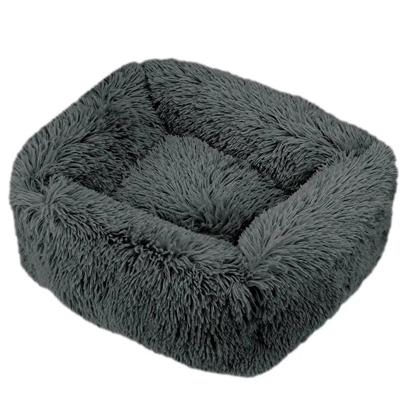 Lit pour chien carré – Peluche lavable - LSDLBoutique
