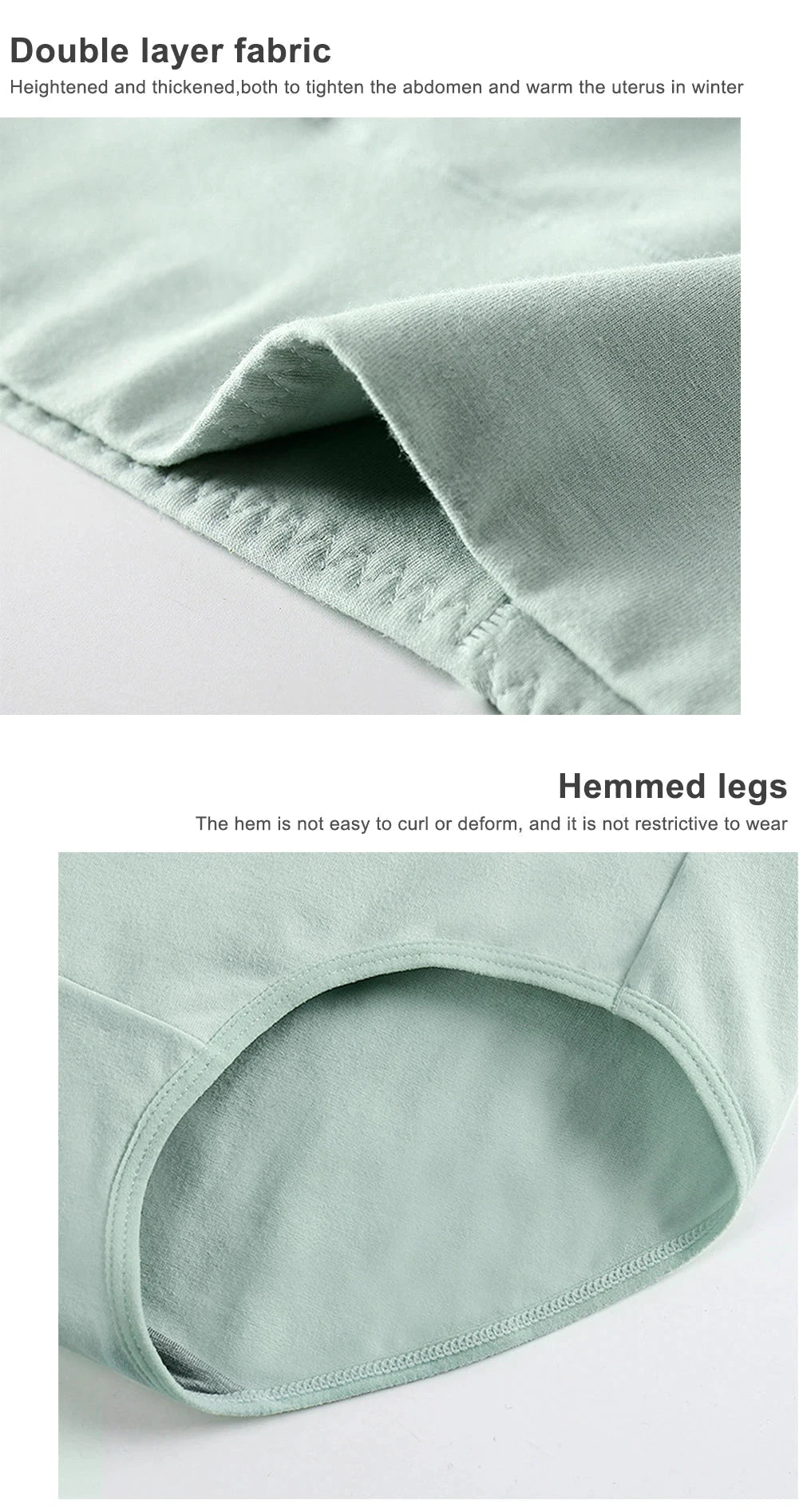 Les Secrets de Léa – Culotte taille haute en coton (lot de 5) – Olive - LSDLBoutique