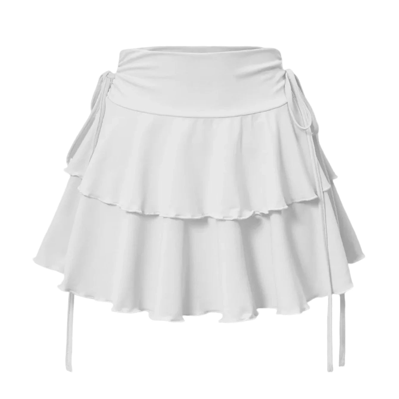Jupe courte évasée à taille haute - LSDLBoutique
